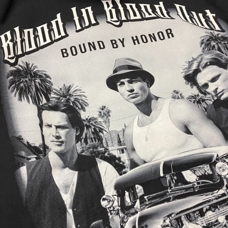 LA発 CreateX5 レジェンド Blood In Blood Out グラフィック プルオーバー パーカー (GFX/Hdy11)
