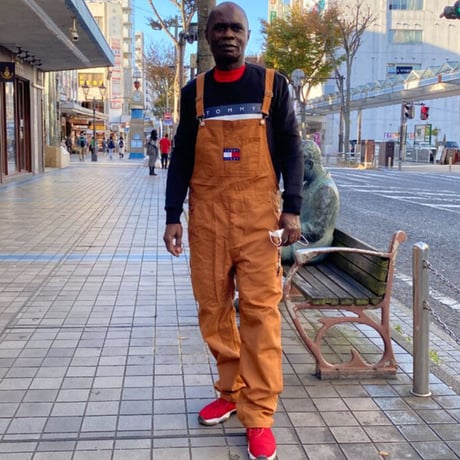 海外限定モデル TOMMY JEANS トミージーンズ CLASSIC オーバーオール Ginger Glow (OA12)