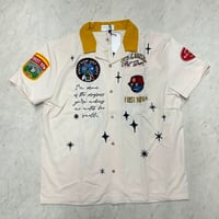 LA発祥 FIRST ROW ファーストロー Pen And Brush Art Dept 刺繍 ボーリングルシャツ (SBS52)