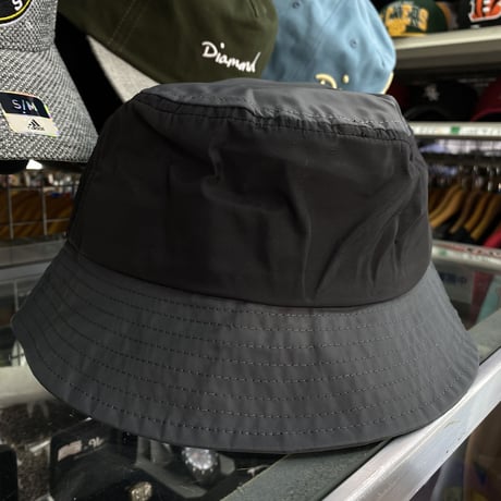 Diamond Supply Co. ダイヤモンドサプライ YACHT BUCKET HAT ヨット バケットハット 撥水 ナイロン 黒