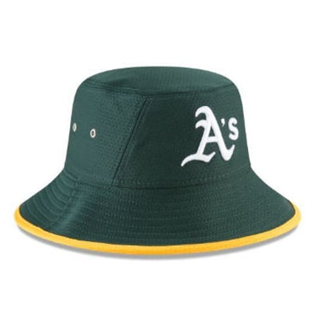 HEX ニューエラ NEWERA オークランド Athletics アスレチックス 公式 バケットハット 緑 MLB
