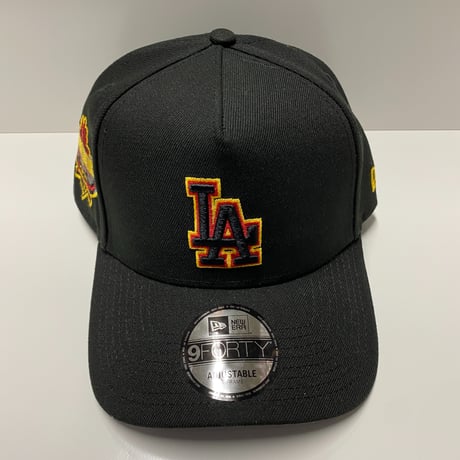 海外限定 Newera ニューエラ 9Forty Aフレーム LA Dodgers ロサンゼルス ドジャース 40周年記念 キャップ (940-291)