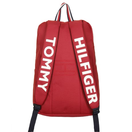 USA正規品 トミーヒルフィガー TOMMY HILFIGER バックパック 赤 レッド BIGロゴ FLAG フラッグ