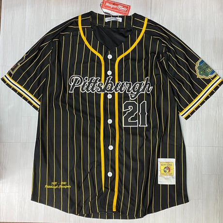 USA限定 Headgear Classics ニグロリーグ ピッツバーグ クロフォーズ BBシャツ Pittsburgh #21 (HGC-BB75)