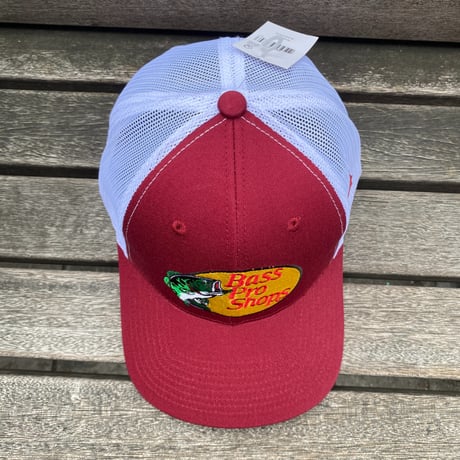 限定ステイトパッチ仕様 Bass Pro Shops バスプロショップス 刺繍ロゴ Alabama アラバマ メッシュキャップ (Bps56)
