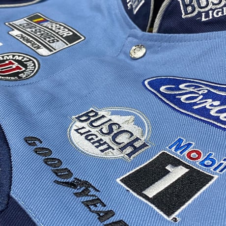 NASCAR ナスカー JHデザイン BUSCH LIGHT ブッシュライト FORD MUSTANG レーシングジャケット