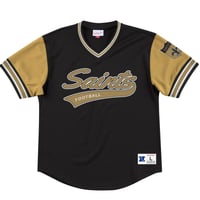 Mitchell&Ness ミッチェル&ネス NFL ニューオーリンズ セインツ Saints T.PROSPECT Vネック ジャージ