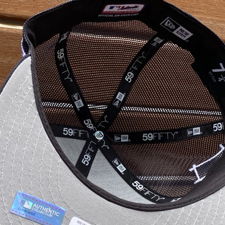 限定 NEWERA ニューエラ 59FIFTY スプリングトレーニング メッシュキャップ  Tigers タイガース 紺