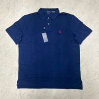 米国仕様 POLO ラルフローレン RALPH LAUREN 半袖 ポロシャツ Pony Logo Polo Shirts 紺 (RLPS3)