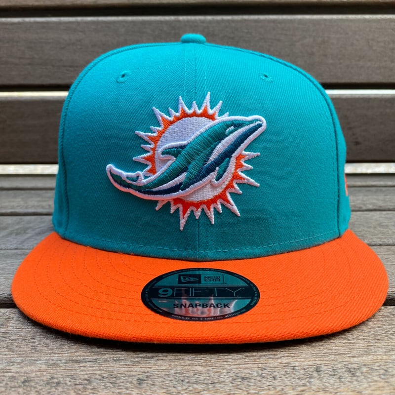 USA限定 9FIFTY ニューエラ NFL ドルフィンズ MIA DOLPHINS スナップ...