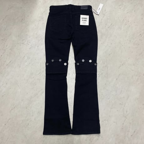 海外限定 KDNK ディーケーエヌケー Stacked Skinny Flare スタックド スキニーフレア ジーンス (JNS60)