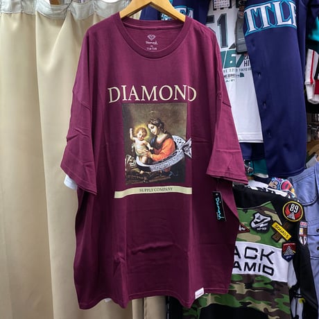 【3XL】 Diamond Supply Co ダイヤモンドサプライ 半袖 Tシャツ 13th Century ワイン Wine 天使 マリア LA