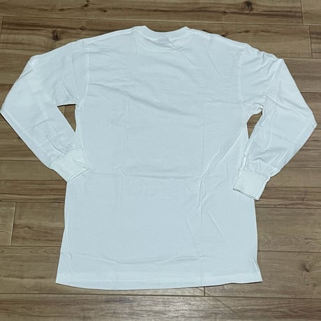 【M】 Stussy ステューシー RASTA FLAG ラスタライオン 長袖Tシャツ ロンT 白  (70)