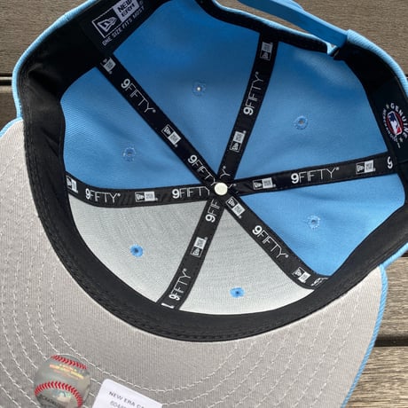 USA仕様 9FIFTY ニューエラ MLB ニューヨーク ヤンキース NY Yankees スナップバックキャップ Essentials Sky Blue (950-205)