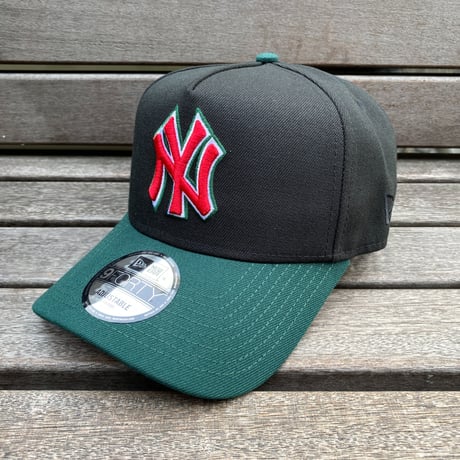海外限定 Newera ニューエラ 9Forty A-Frame Aフレーム NY Yankees ヤンキース 100周年記念 (940-100)