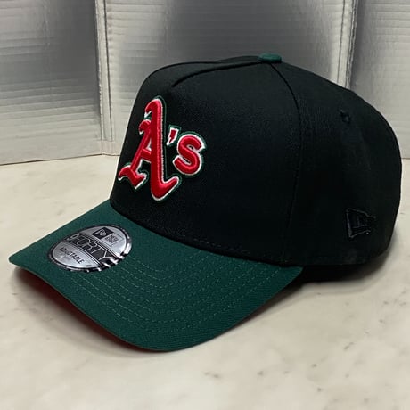 海外限定 Newera ニューエラ 9Forty A-Frame Aフレーム Athletics アスレチックス 30th Anniv. (940-93)