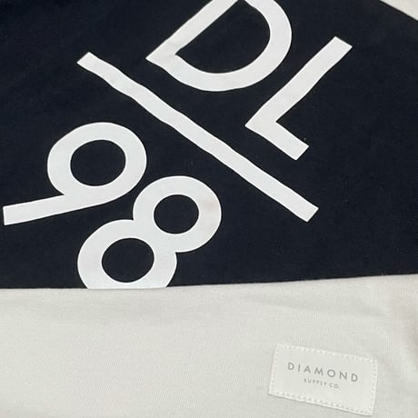 LA発祥 ダイヤモンドサプライ Diamond Supply Co タンクトップ 白 紺 ラウンドカット