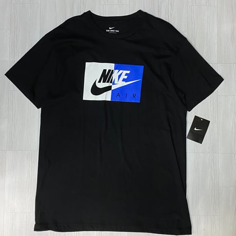 USAモデル NIKE ナイキ AIR ボックスロゴ 半袖 Tシャツ ブラック (NK3)