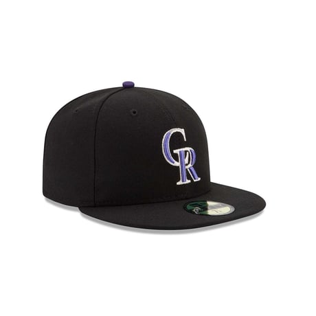レア 旧モデル 59FIFTY ニューエラ 公式 ROCKIES コロラド ロッキーズ game (9-1)