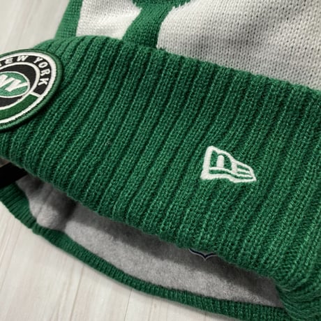 限定 NEWERA USA ニューエラ NFL ニューヨーク ジェッツ NY Jets サイドライン ニット帽
