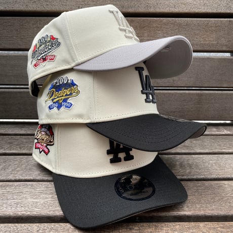 海外限定 Newera ニューエラ 9Forty A-Frame Aフレーム LA Dodgers ドジャース キャップ 100th Anniv (940-21)