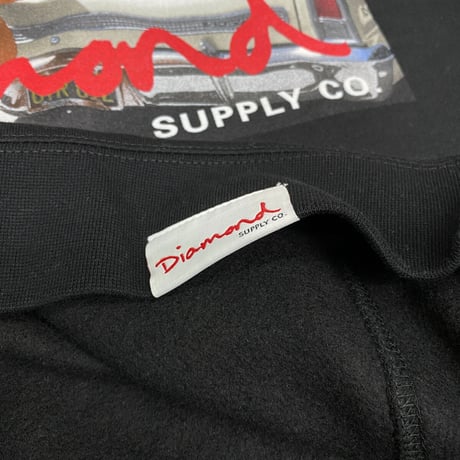 Diamond Supply ダイヤモンドサプライ Cali Life クルーネック トレーナー カリフォルニアライフ  黒