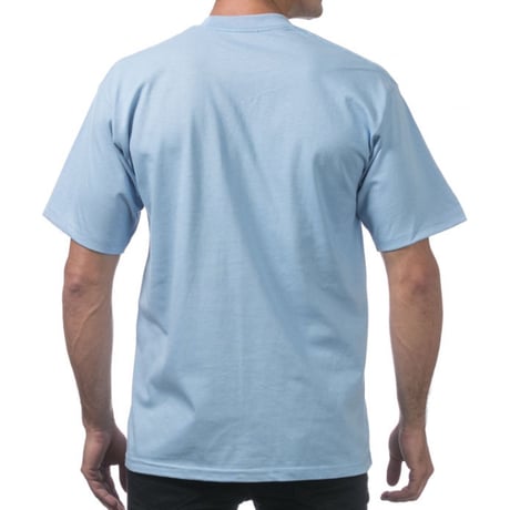 米国製 PROCLUB プロクラブ HEAVY WEIGHT ヘビーウェイト Tシャツ 無地 スカイブルー 6.5 OZ  綿100%