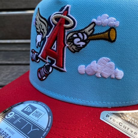 USA限定 9FIFTY A-Frame ニューエラ MLB エンゼルス LA Angels スナップバックキャップ Cartoon (950-260)