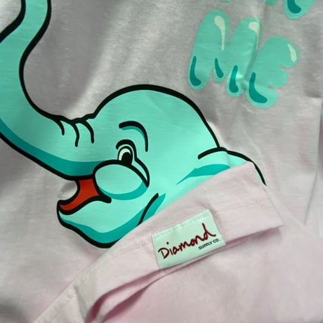 USA製 【M】 Diamond Supply Co ダイヤモンドサプライ 半袖 Ｔシャツ Blow Me ピンク LA
