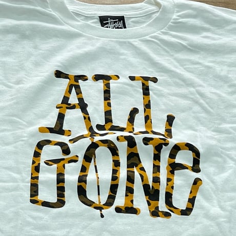 限定コラボ 【XL】 Stussy ステューシー La MJC ダブルネーム 半袖 ALL GONE Tシャツ 白 ALL GONE  レオパード (8)