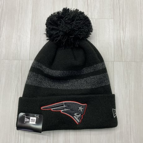 NEWERA USA ニューエラ NFL ニューイングランド ペイトリオッツ Patriots ニット帽 黒