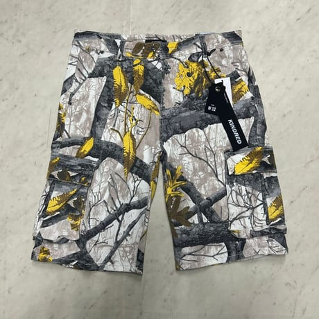 NY発 Kindred キンドレッド Yosemite Camo ヨセミテ カモフラージュ 総柄 デニム ショートパンツ (SJNS20)