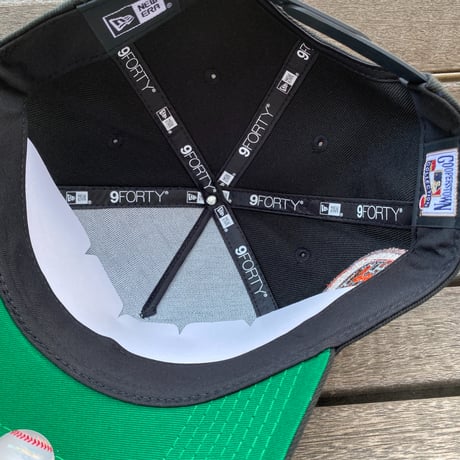 海外限定 Newera ニューエラ 9Forty Aフレーム Orioles ボルチモア オリオールズ キャップ 30周年記念 (940-309)