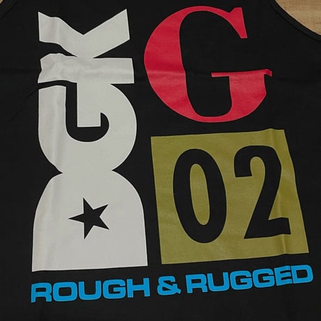 LA発祥 DGK ディージーケー タンクトップ グレー 黒 ROUGH RUGGED スケーターブランド