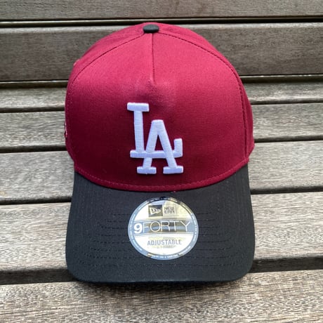 海外限定 Newera ニューエラ 9Forty A-Frame Aフレーム LA Dodgers ドジャース キャップ 100th Anniv (940-78)
