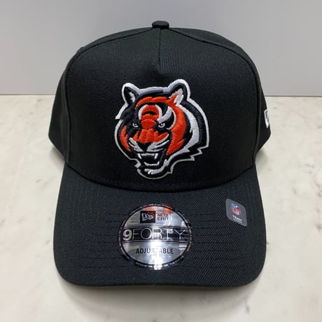 海外限定 Newera ニューエラ NFL 9Forty Aフレーム Bengals ベンガルズ OTC ベンガルトラロゴ キャップ (940-295)