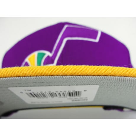 Mitchell&Ness ミッチェル&ネス NBA ユタ Utah ジャズ Jazz 公式 スナップバック キャップ USA正規品 サイズ調節可 バスケット