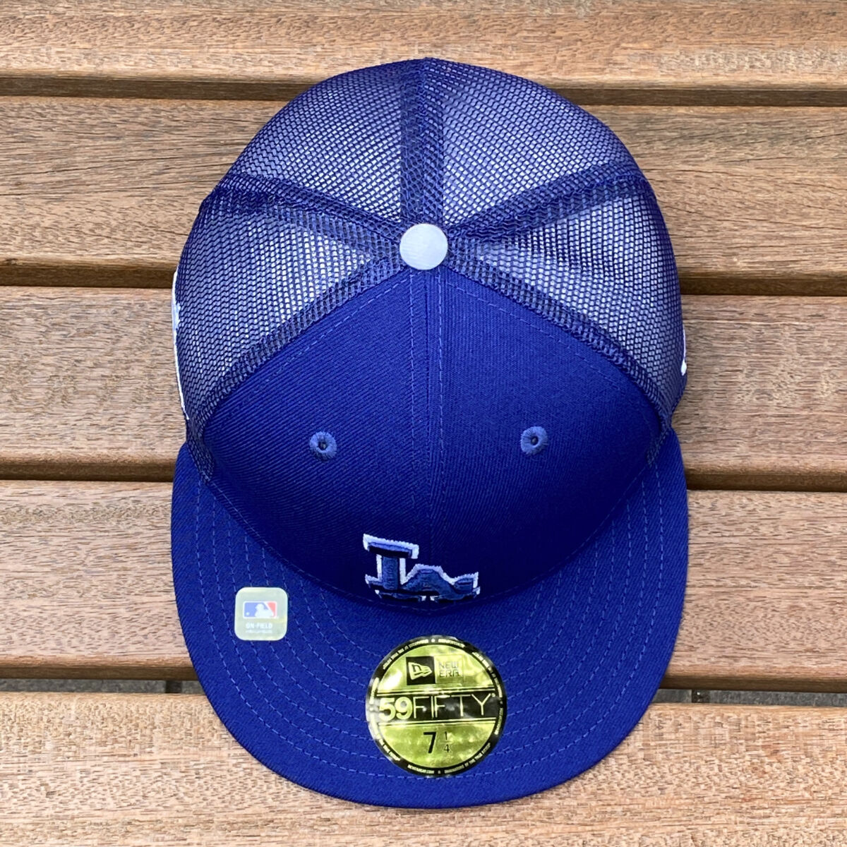 BRAND NEW New Era 59Fifty LA Dodgers Fitted Hat Cap Size 7 1/4