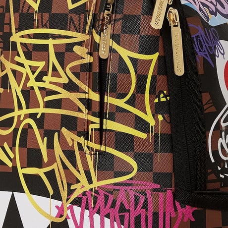特別限定 SPRAYGROUND チェッカーボード TAGGED UP グラフィティ バックパック