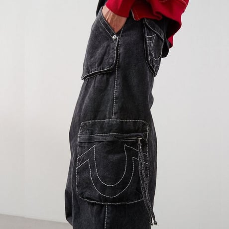 プレミアムジーンズ True Religion トゥルーレリジョン Baggy Stitch Cargo バギーステッチカーゴデニム (JNS252)