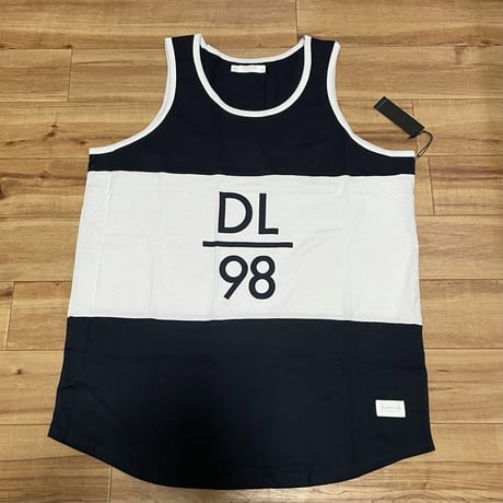 【XL】 ダイヤモンドサプライ Diamond Supply Co タンクトップ 紺 白 ラウンドカット