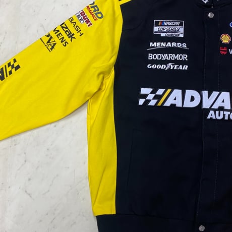 NASCAR ナスカー JHデザイン Advance Auto Parts レーシングジャケット Ryan Blaney ライアン #12 (NSCR16)