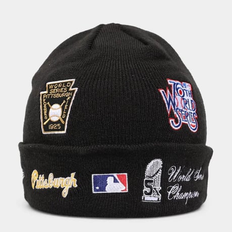 USA限定 NEWERA ニューエラ MLB ワールドシリーズ ニットキャップ Pirates パイレーツ
