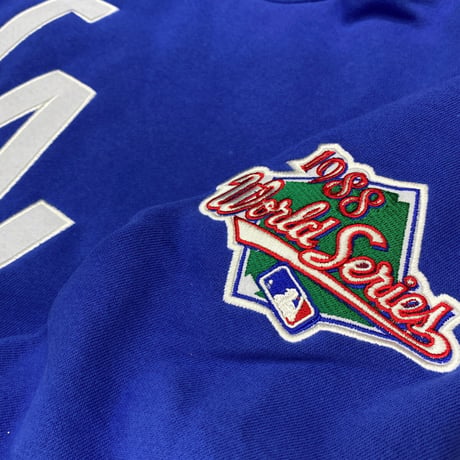 USA限定 Mitchell&Ness USA ロサンゼルス ドジャース Team Origins プルオーバー パーカー Dodgers