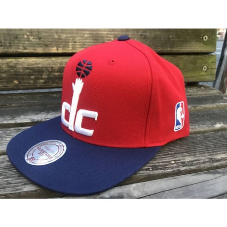 Mitchell&Ness NBA ワシントン ウィザーズ Wizards スナップバックキャップ XLロゴ