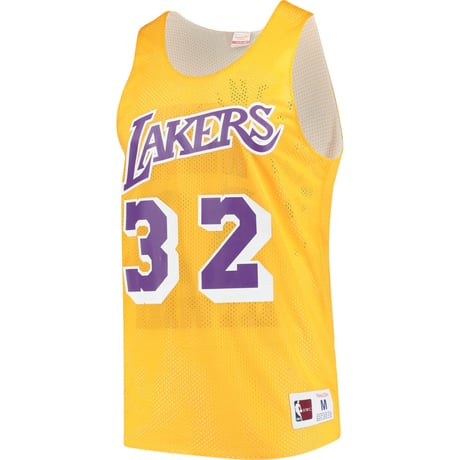 Mitchell&Ness NBA マジック ジョンソン LA レイカーズ Lakers オールスターリバーシブル バスケシャツ