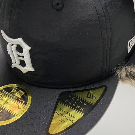 海外限定 59FIFTY ニューエラ Newera レトロクラウン Winter Dog Ear ドッグイヤー Tigers タイガース トラッパーキャップ (10-12)