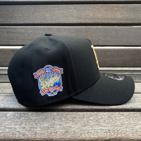 海外限定 Newera ニューエラ 9Forty Aフレーム LA Dodgers ドジャース キャップ 40th Anniv (940-149)