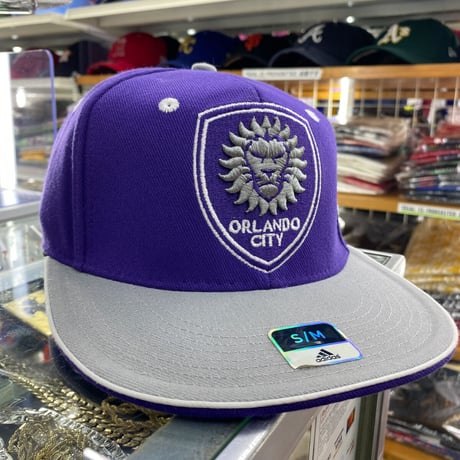 Adidas アディダス MLS オーランド シティ SC ストレッチ キャップ メジャーリーグサッカー (MLS2)