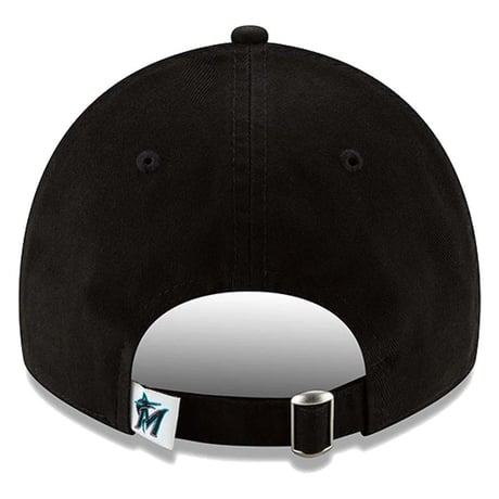 9Twenty ニューエラ NEWERA マイアミ マーリンズ  MLB ストラップバックキャップ 黒